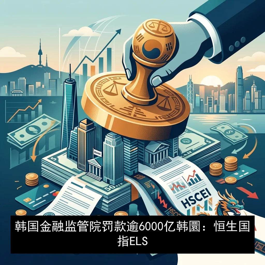韩国金融监管院罚款逾6000亿韩圜：恒生国指ELS