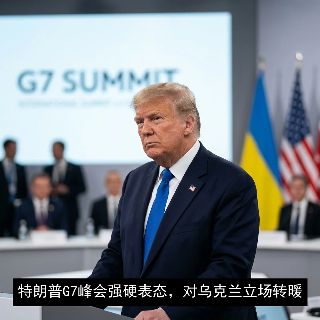 特朗普G7峰会强硬表态，对乌克兰立场转暖