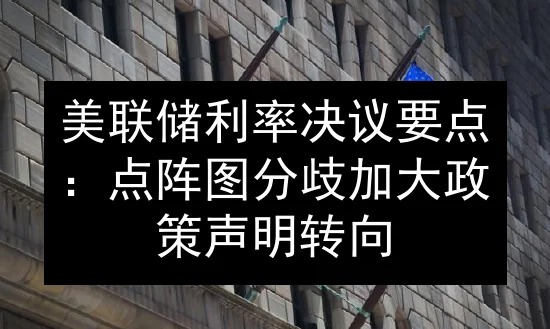 美联储利率决议要点：点阵图分歧加大 政策声明转向