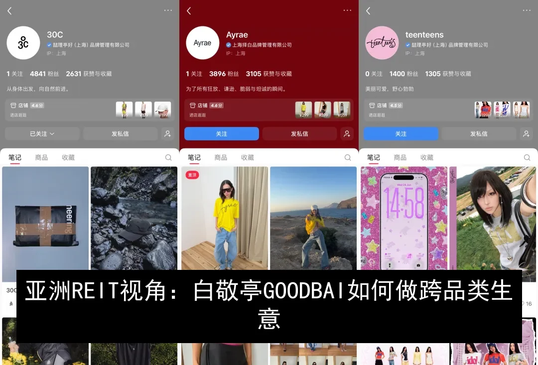 亚洲REIT视角：白敬亭GOODBAI如何做跨品类生意