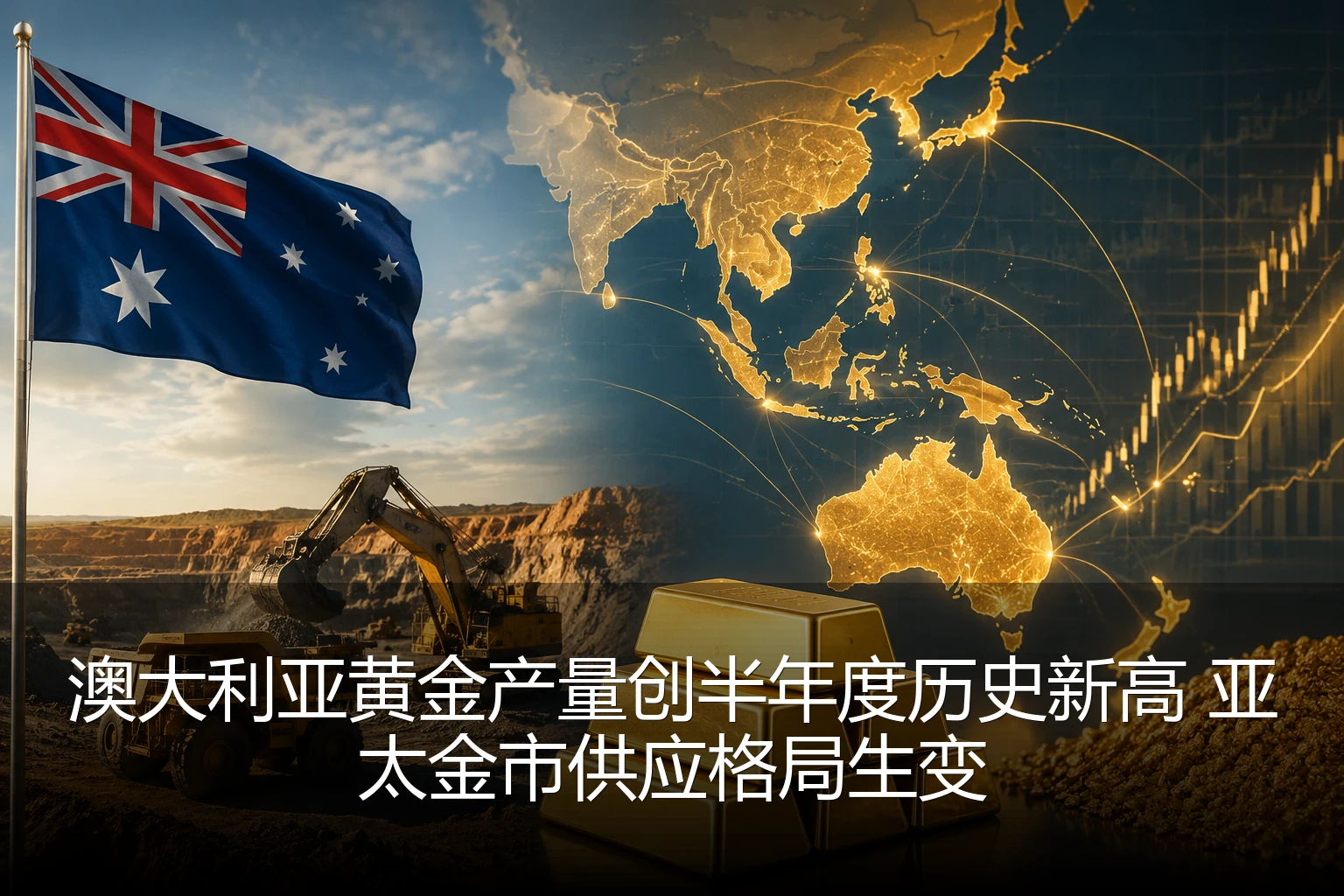 澳大利亚黄金产量创半年度历史新高 亚太金市供应格局生变