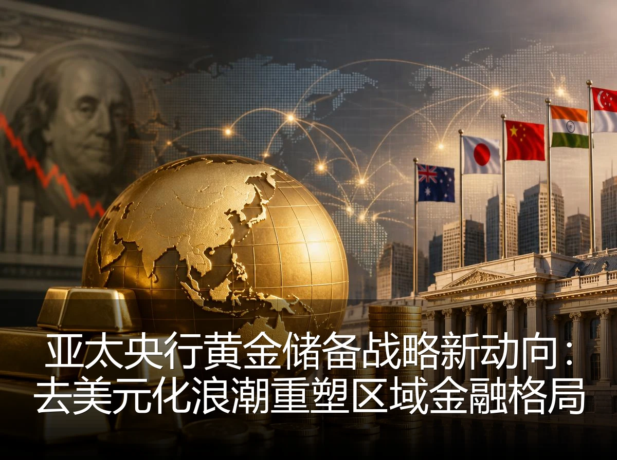 亚太央行黄金储备战略新动向：去美元化浪潮重塑区域金融格局