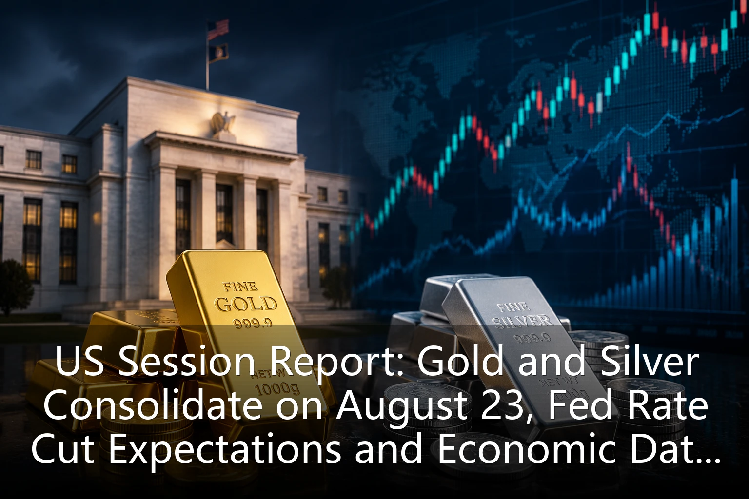 US Session Report: Gold and Silver Consolidate on August 23, Fed Rate Cut Expectations and Economic Data Tug-of-War Dominate Market Landscape