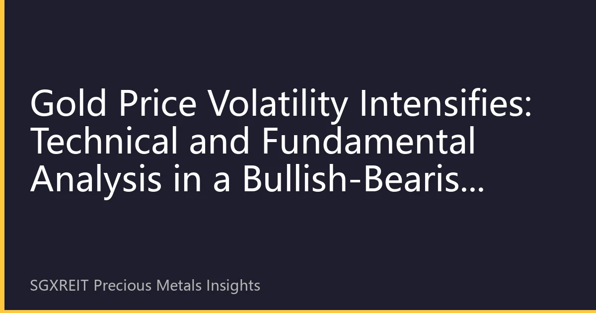 Gold Price Volatility Intensifies: Technical and Fundamental Analysis in a Bullish-Bearish Battle