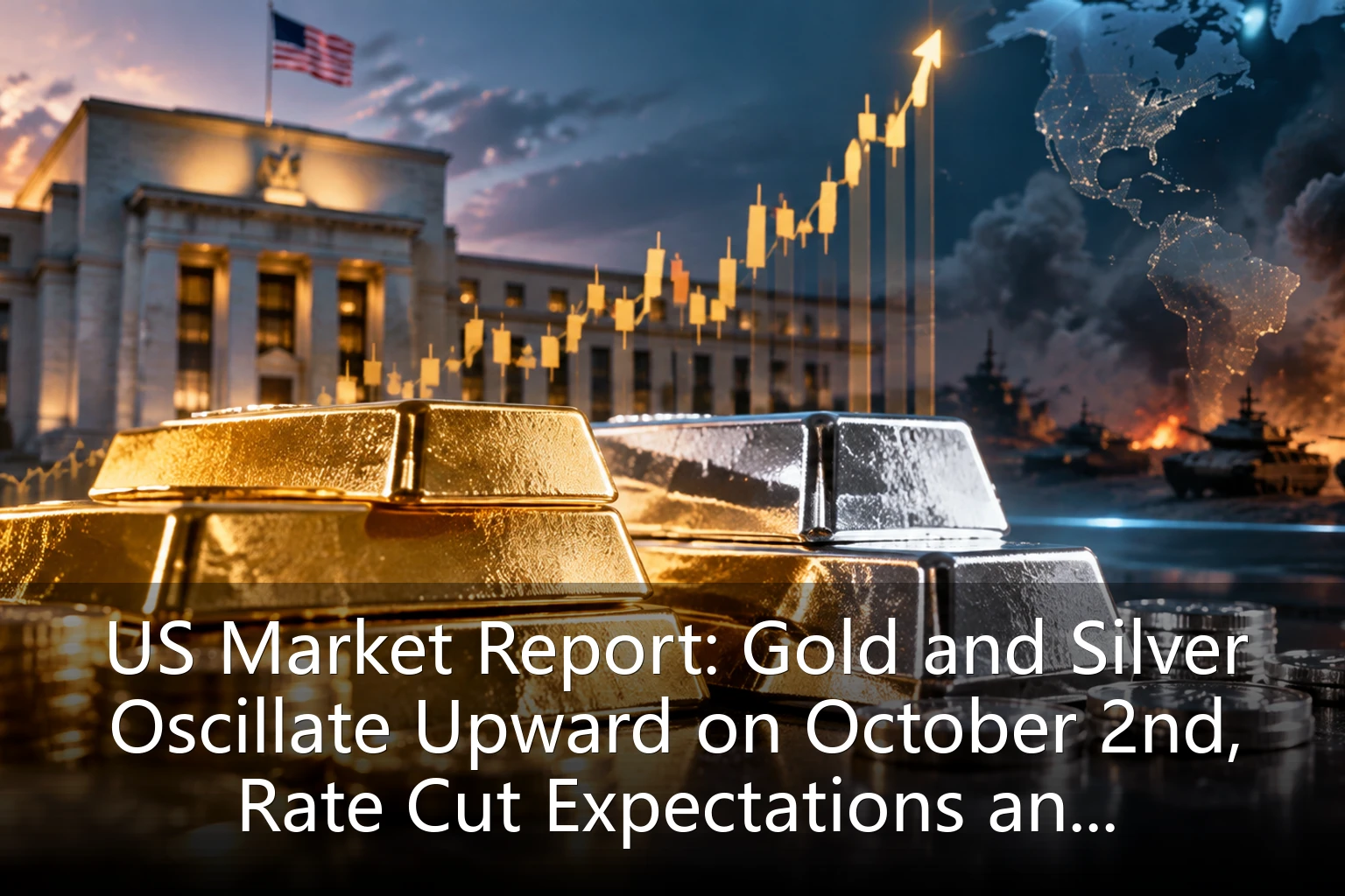US Market Report: Gold and Silver Oscillate Upward on October 2nd, Rate Cut Expectations and Geopolitical Risks Reshape Market Landscape